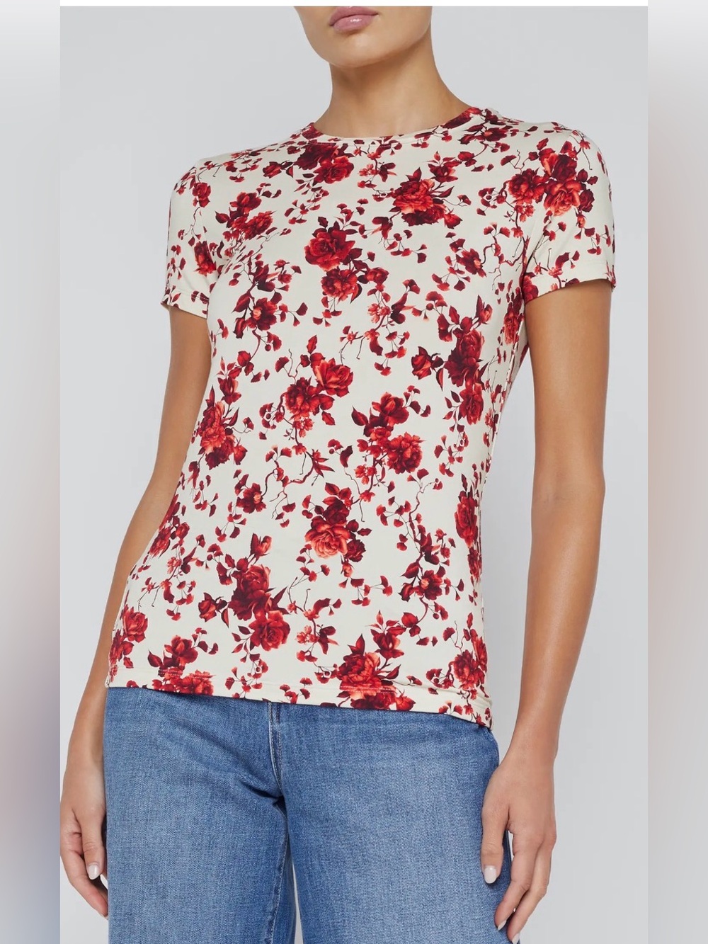 NWT L’AGENCE Ikebana Floral Print Top SIZE MEDIUM